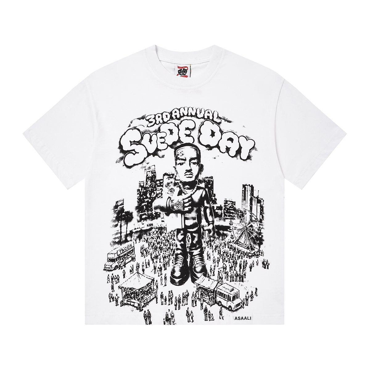 ASAALL Illustrated Front Graphic T-Shirt